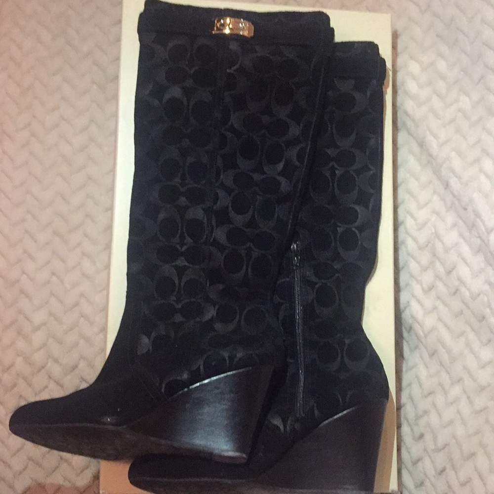Coach Leather Boots